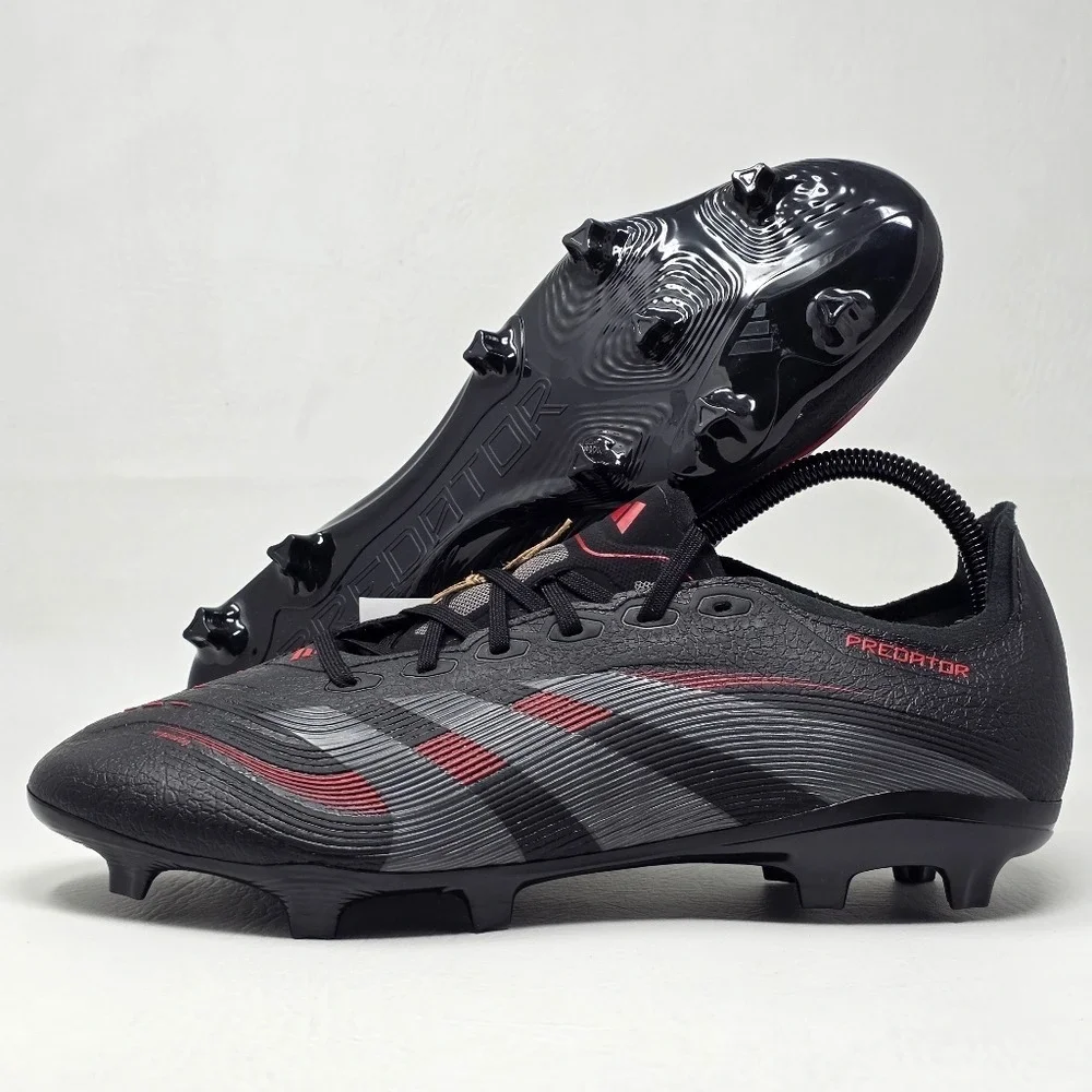 adidas Predator League Firm Ground Soccer Cleats ID1328 Mens Size 10.5 Black New